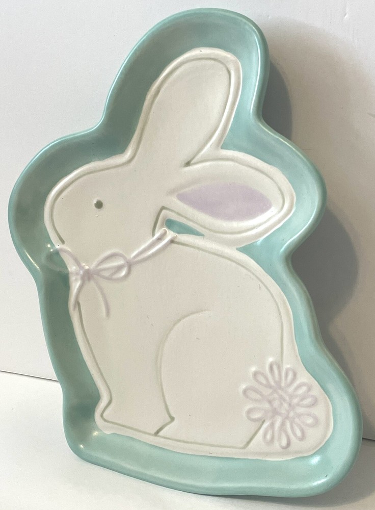 Mercuries Bunny Shaped Plate, Small Ceramic China
