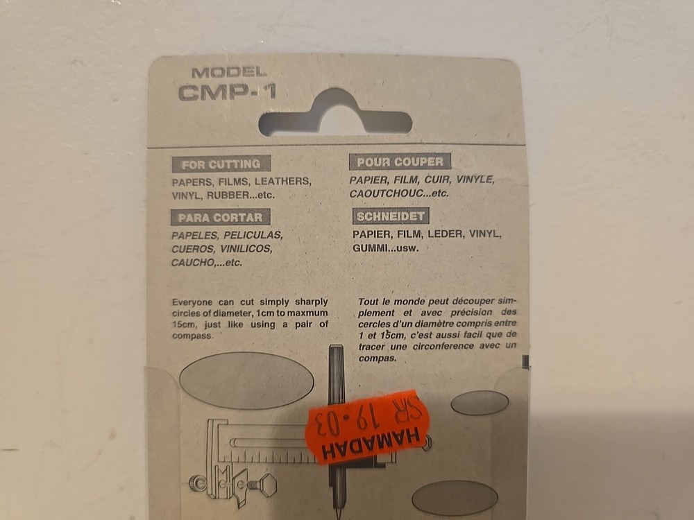 New Olfa Compass Circle Cutter CMP-1