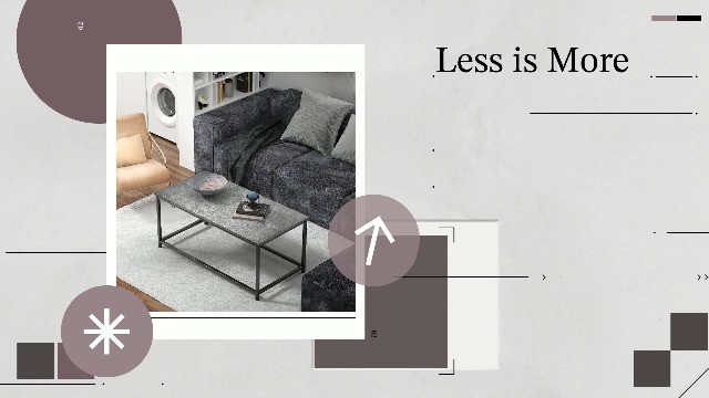 Modern Rectangular Coffee Table - Minimalist Open Design for Living Room & Offic