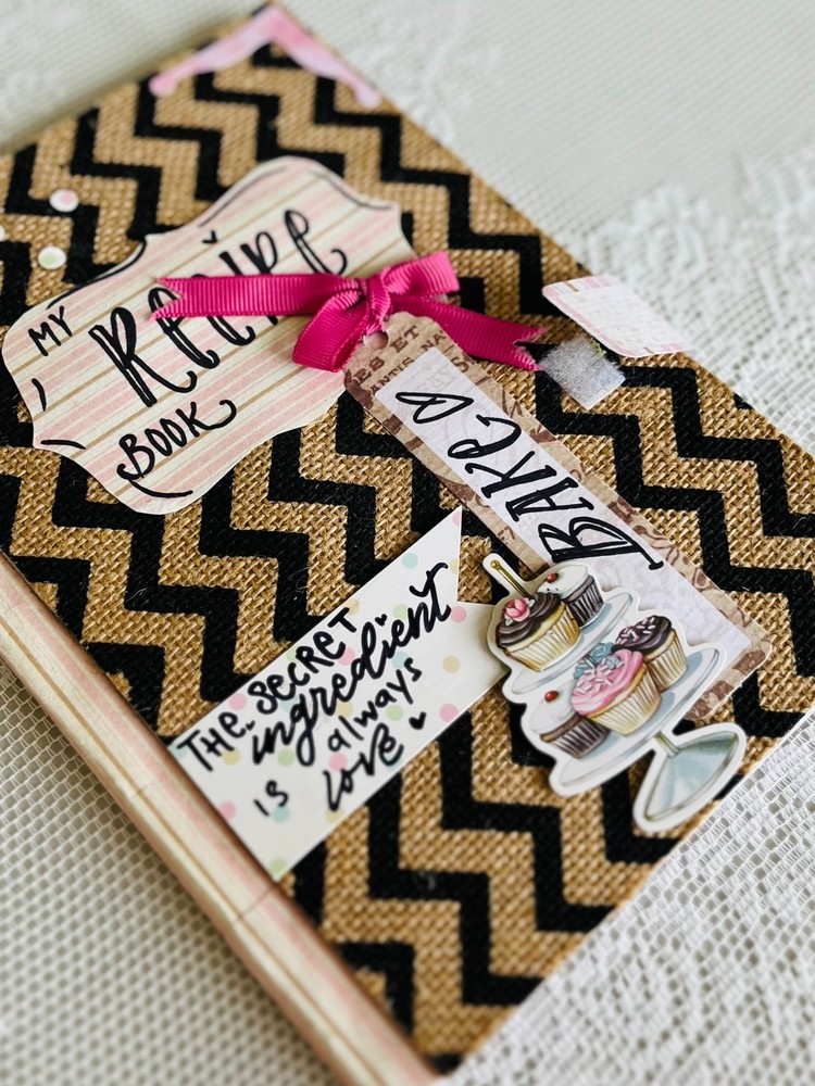 Handmade Personalized Recipe Book
