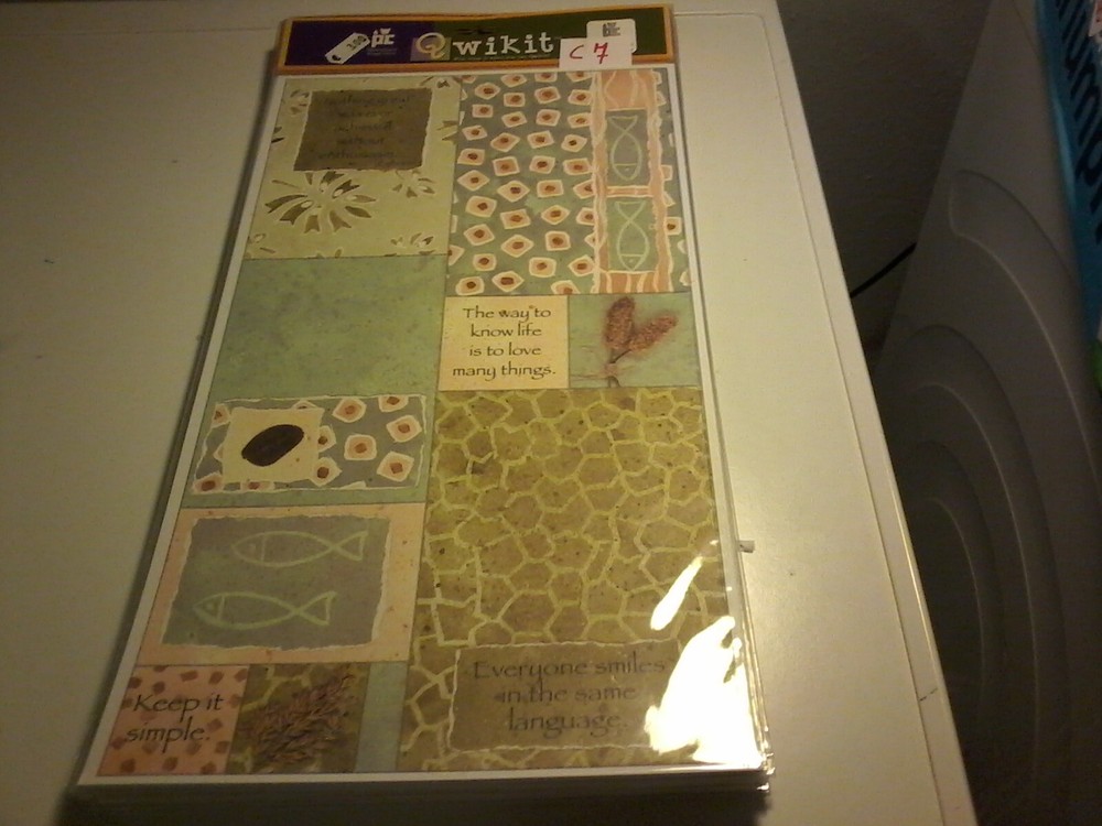 QWIKIT DESIGNER BLOCKS   FOR SCRAPBOOKING #20-8889 NEW  (G)
