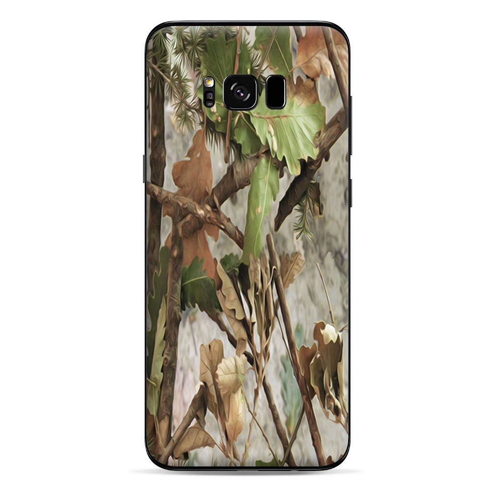 Skins Decals for Samsung Galaxy S8 - tree camo real oak