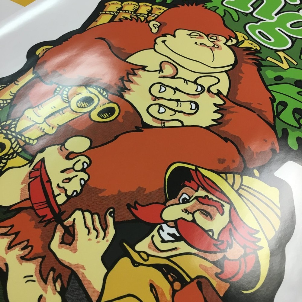 Congo Bongo Side Art - Arcade Game 3M Premium Film