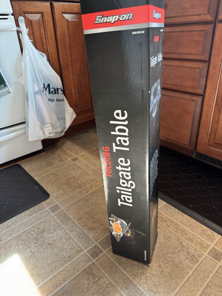 Snap-On Tools Folding Collapsable Tailgate Table Brand New In Original Box