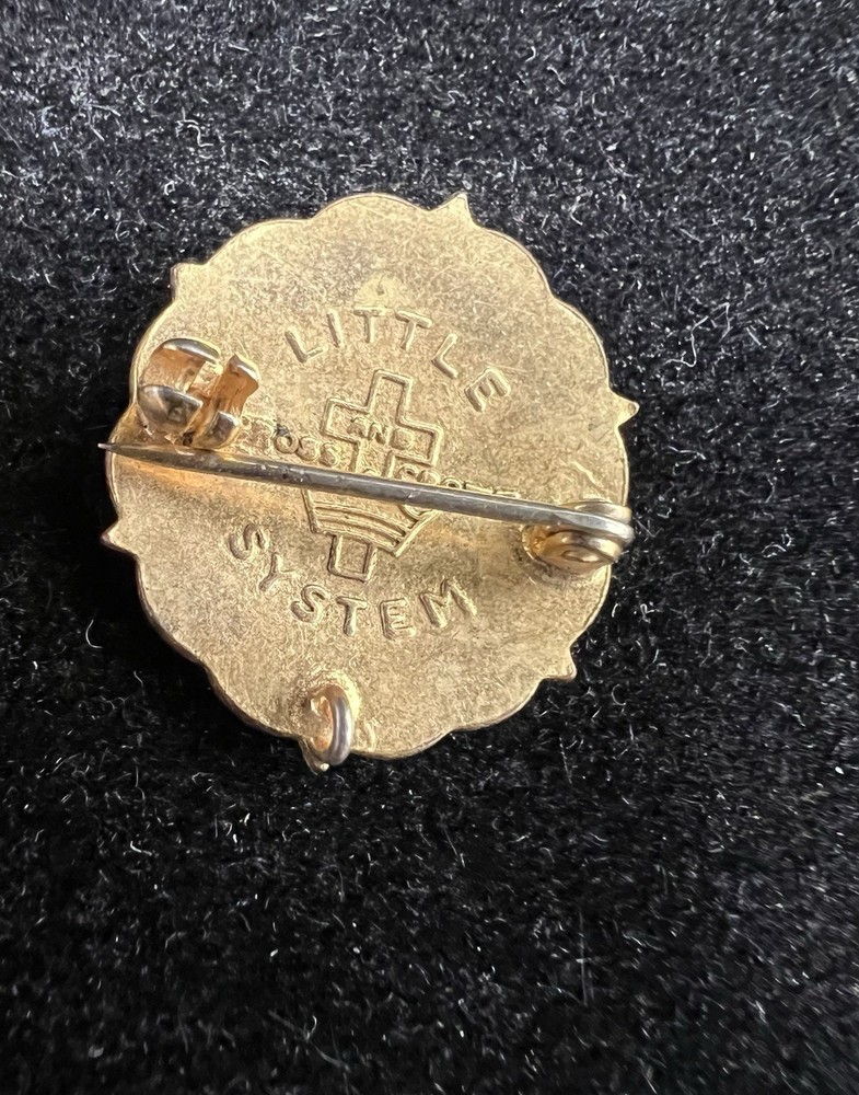 Fundamental Methodist Cross and Crown Lapel Pins (2)