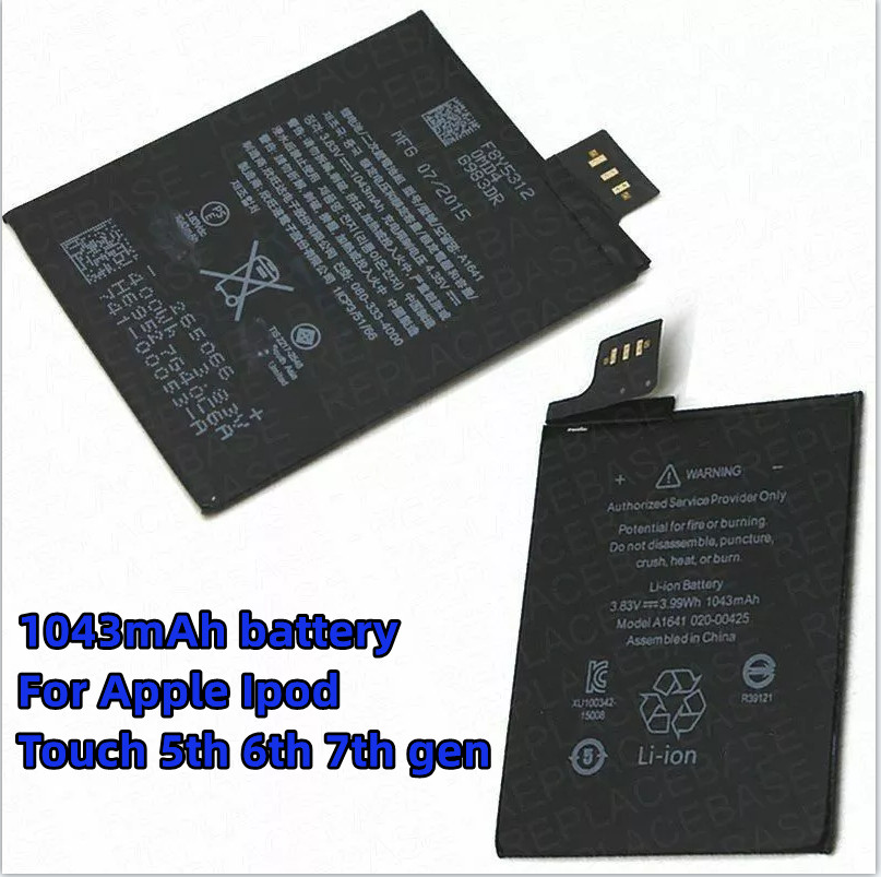 Replacement Internal Battery for iPod Touch 5th 6th 7th Gen 1043mAH 3.83V