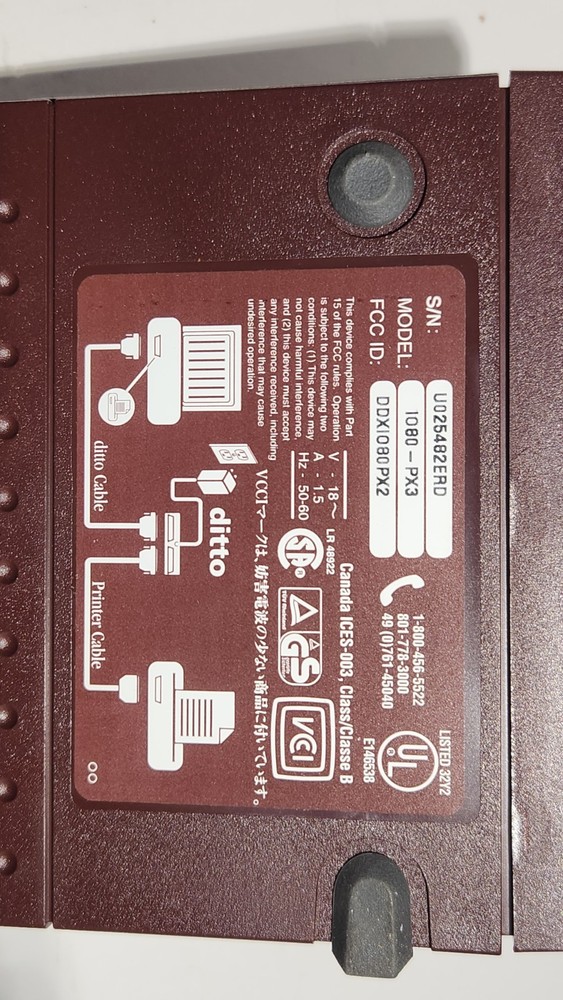 Iomega Ditto Easy 800 External Tape Drive