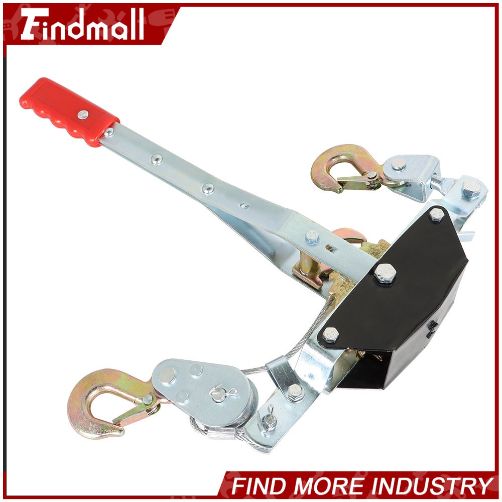 Findmall 2 Ton Heavy Duty Dual Gear Power Puller Cable Puller New