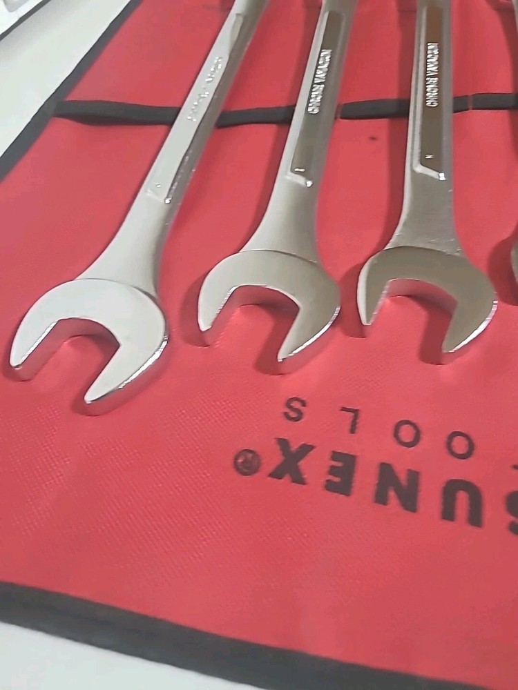 Sunex Tools 9605M 5 Piece Raised Panel Metric Combination Wrench Tool Set