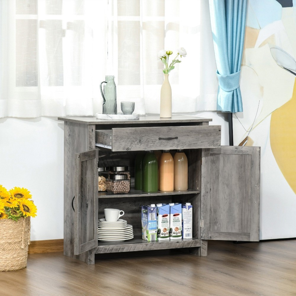 32" Accent Sideboard Buffet Storage Coffee Bar Table for Living Room Kitchen
