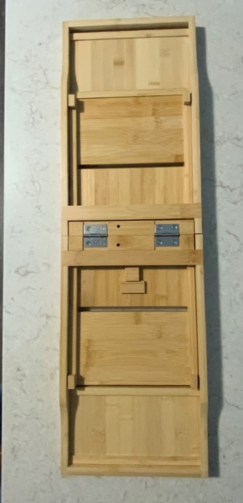 bamboo bath tray -Bambusi Collection