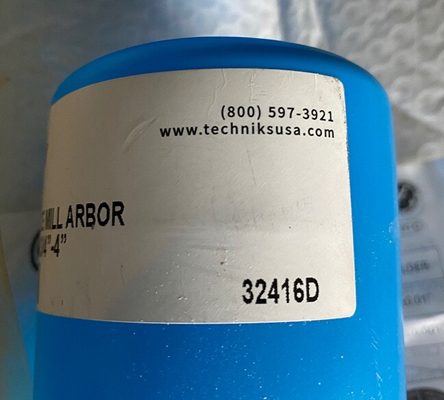 Techniks 22711-4 Face Mill Arbor