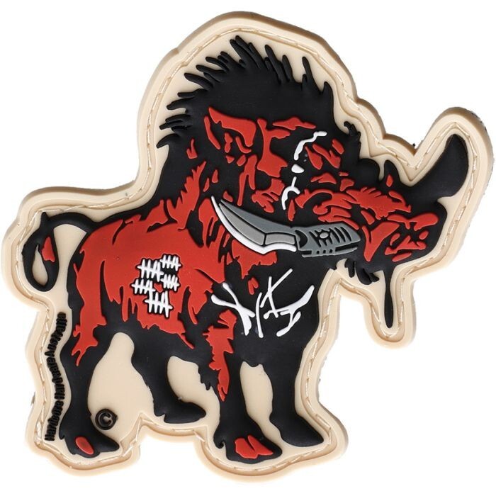 Hardcore Hardware Australia 2016 War Pig Patch Soft Rubber PVC Hook-And-Loop