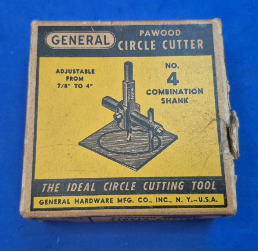 General Pawood Circle Cutter No. 4