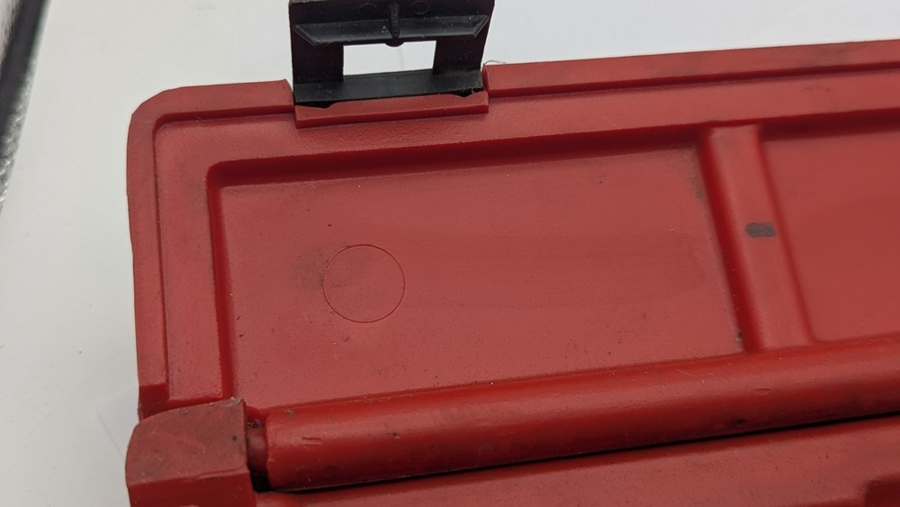 VINTAGE Mac Tools SMALL Torque Wrench EMPTY PLASTIC CASE ONLY USA