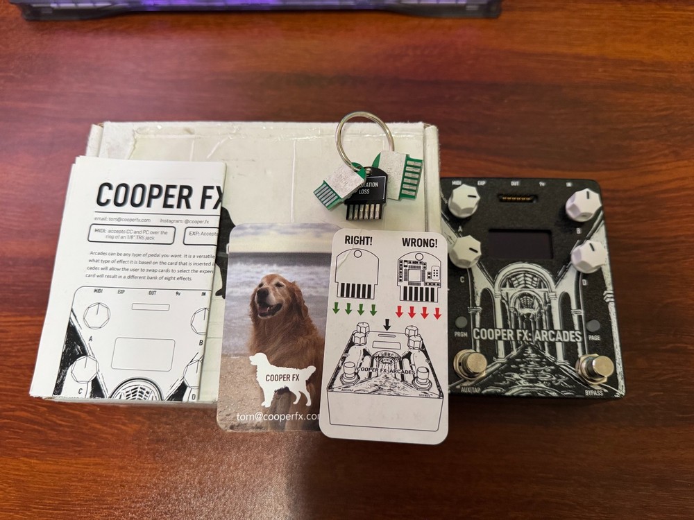 Cooper FX Arcades Multi-Effect Console with 3 cards