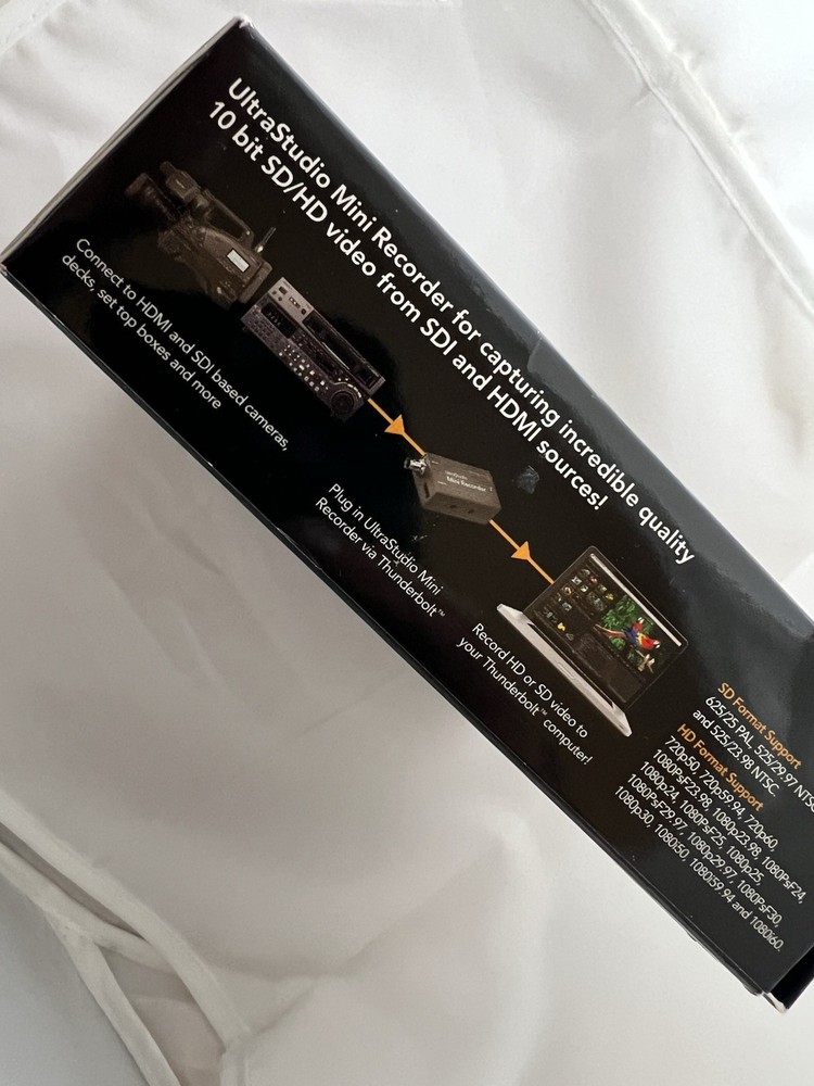 Blackmagic UltraStudio Mini Recorder 10 bit SDI & HDMI for Thunderbolt Computer