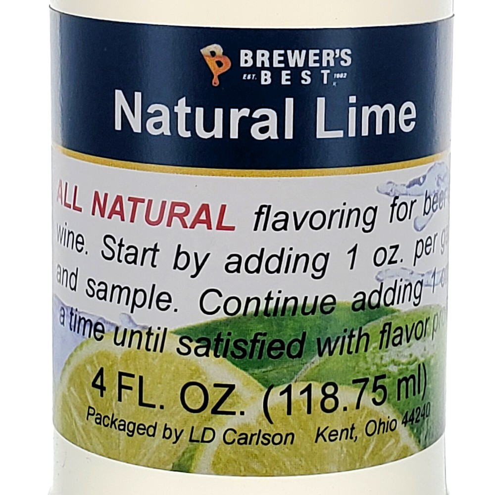 Brewer's Best Natural Beer and Wine Fruit Flavoring 4 oz. (Lime)