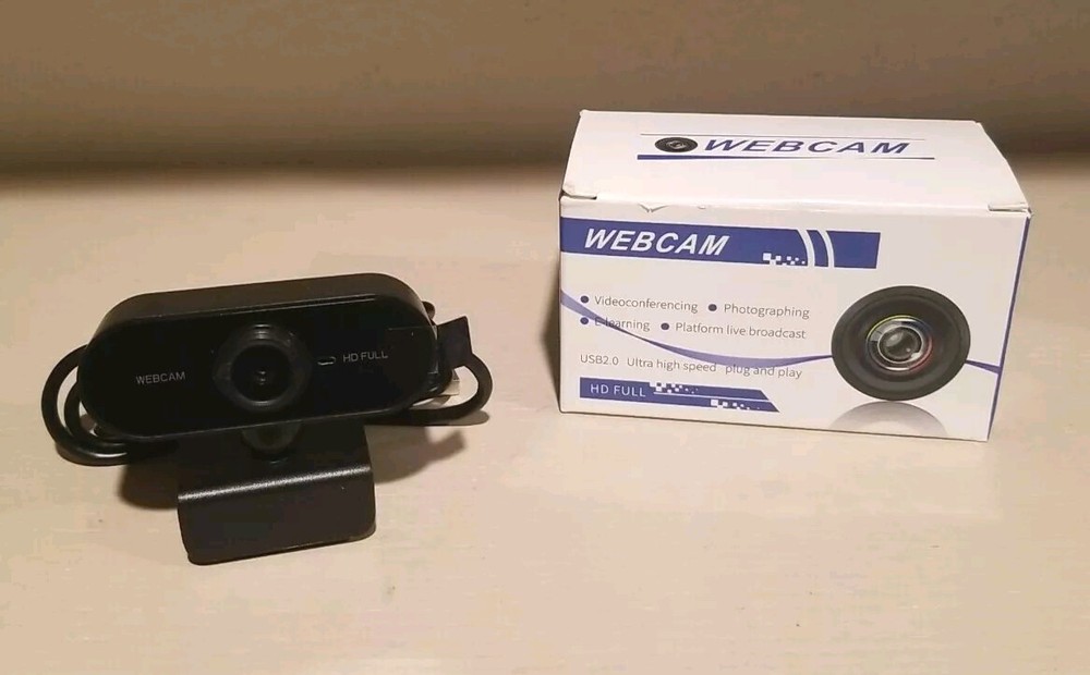 Full HD Webcam 1920X1080 USB 2.0 Built In Microphone