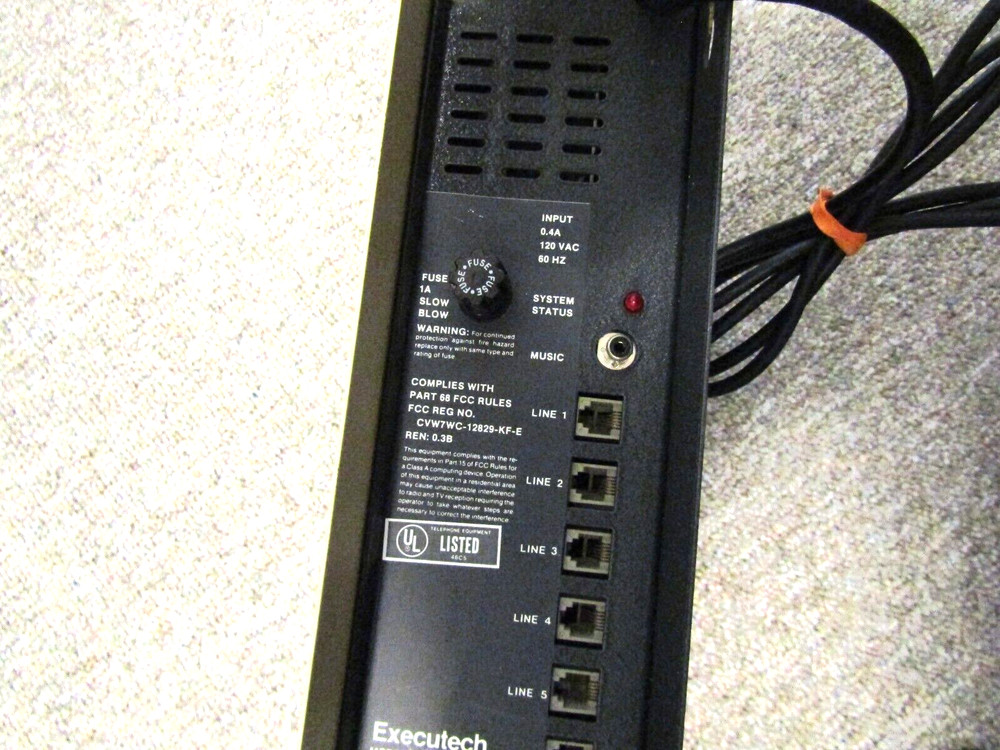 Comdial Executech Model 616BKSU 6 LINES Station Phone System made in USA
