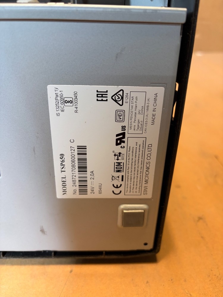 Star Micronics TSP650II Receipt Printer USB