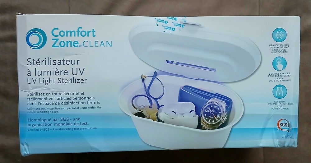 Sterilizer Comfort Zone UV Light Sterilizer