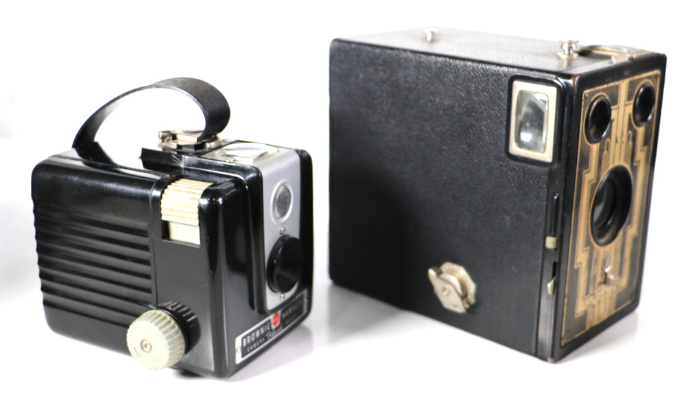 Vintage still camera lot - Retro, old - Kodak, Ansco - Untested