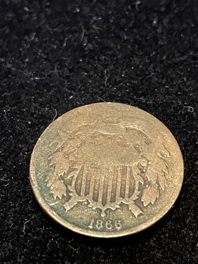 1866 TWO CENT PIECE - US Coin Ungraded