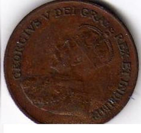 1935 Canada Small Cent Coin. Penny 1 cent