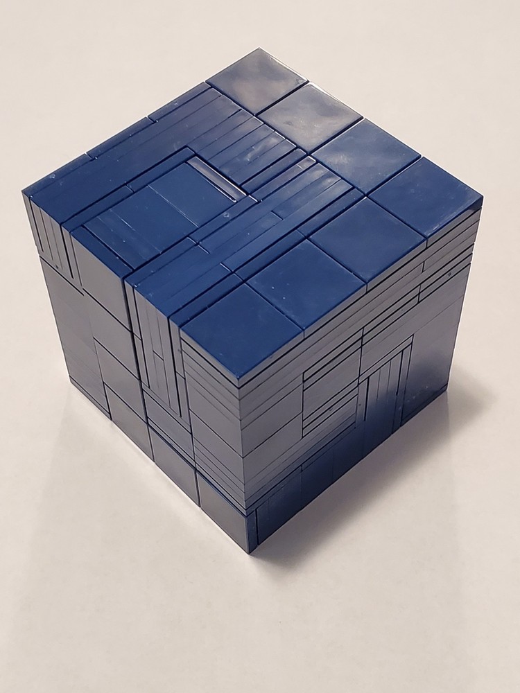 100% Lego Cube Puzzle, Brain Teaser