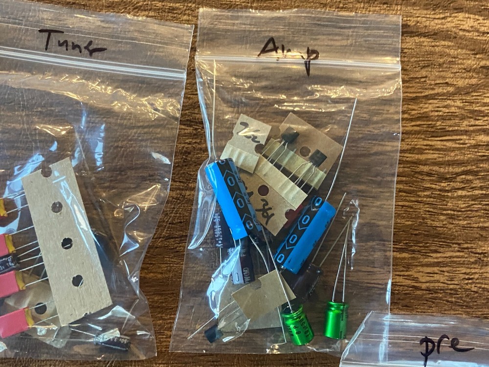 McIntosh MAC1900 Recap Kit w/ Instructions Receiver Rebuild Set COMPLETE