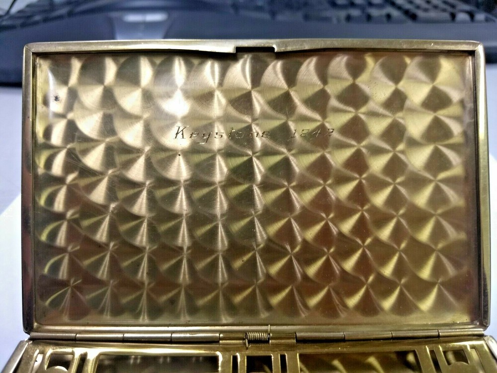 Vintage Ronson Duruem Cirgarette Case, 1942