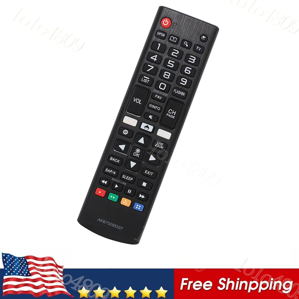 Replacement AKB75095307 Remote For LG Smart TVs – No Pairing Needed