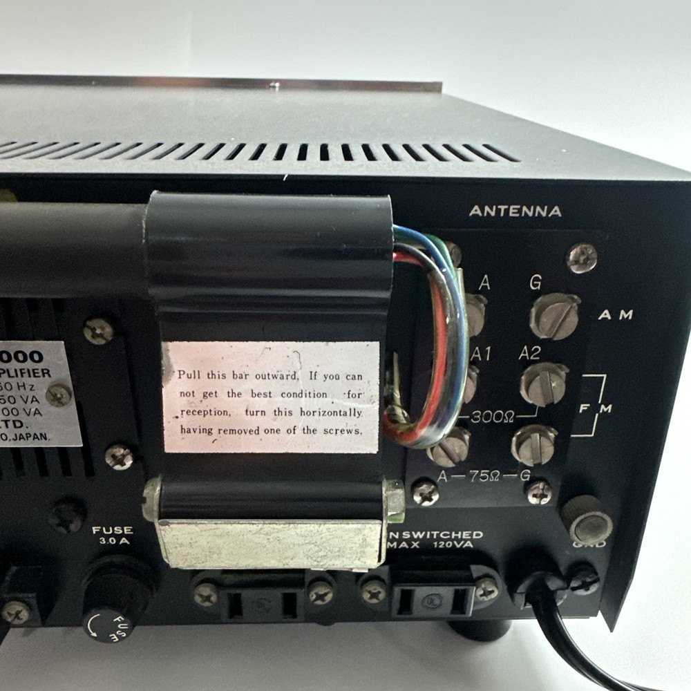 Sansui Model 2000 Solid State Stereo Amplifier AM/FM Receiver Tested READ