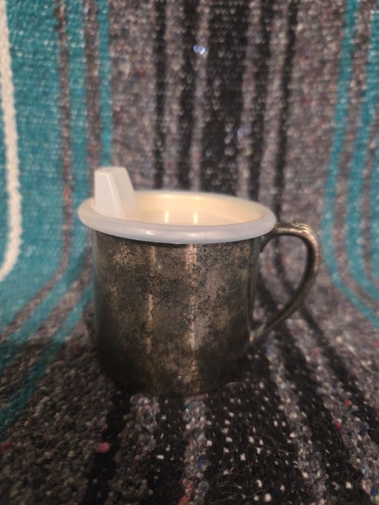 Oneida Vintage Silver Plated Baby Cup with Handle