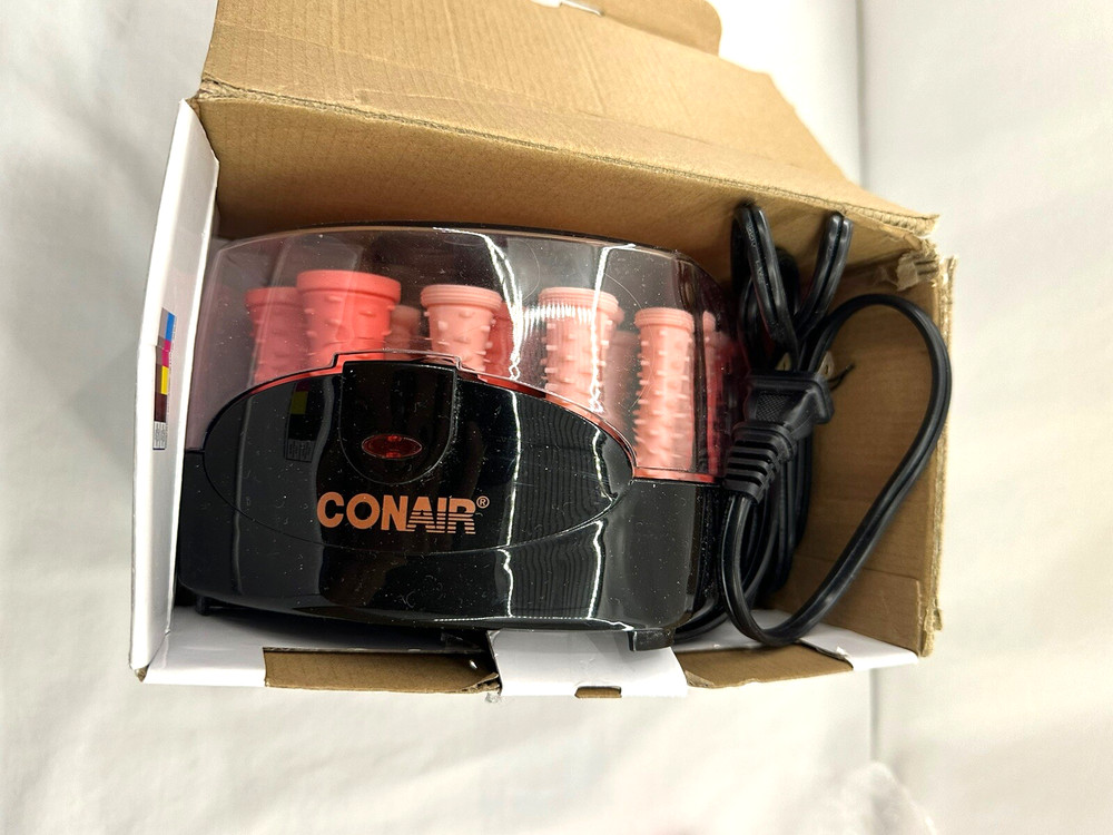 Conair Hot Rollers HS83N Curls & Waves Easy Roll Grip Travel