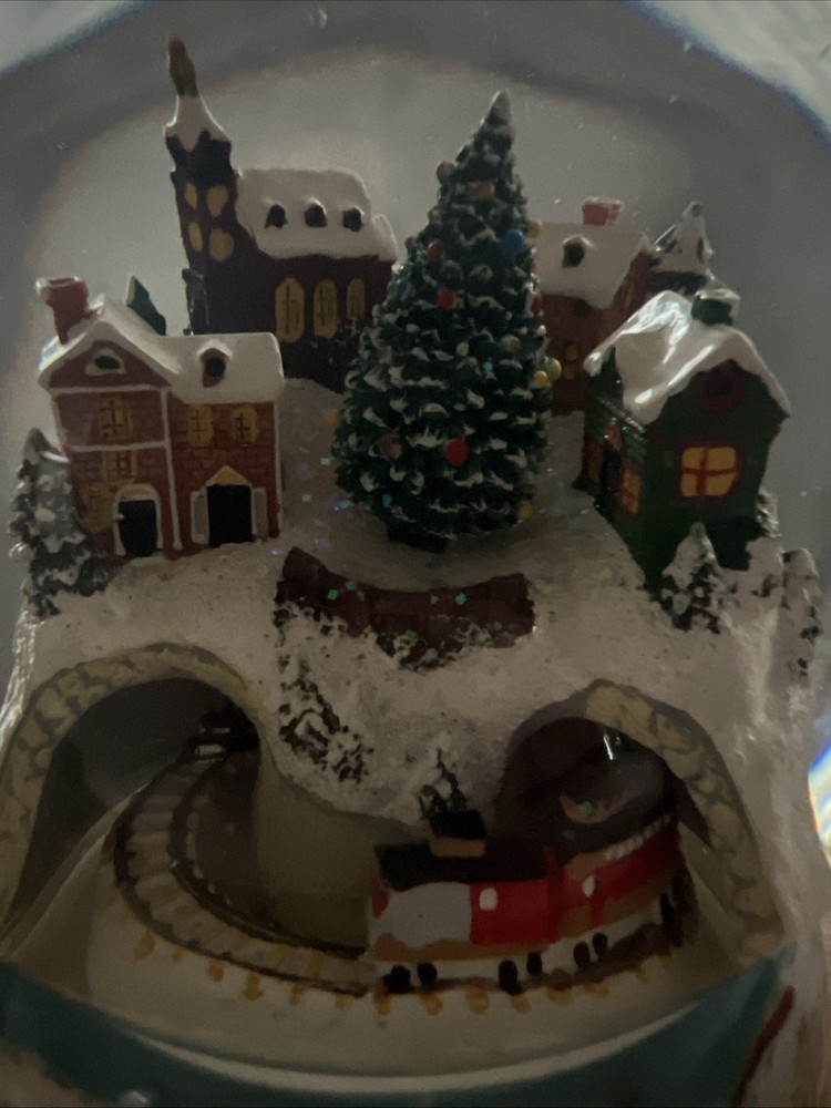 Glitterdome by Roman Inc Train Snow Globe