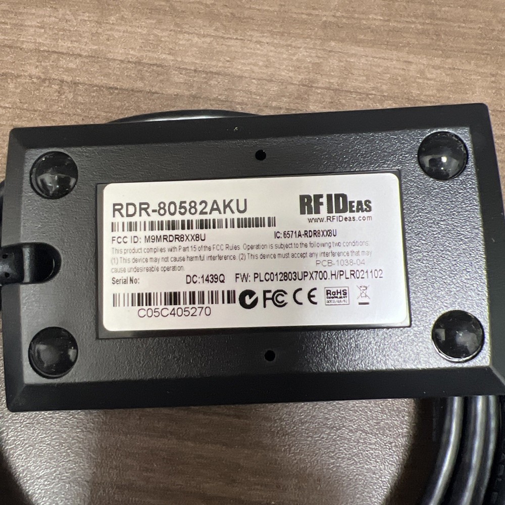 RF IDEAS RDR-80582AKU WAVE ID Plus Desktop SDK RFID USB Card Reader