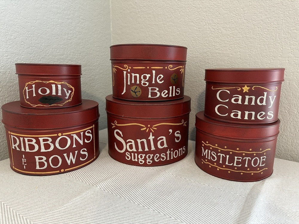 Christmas tins