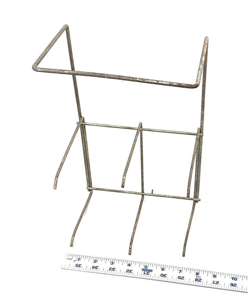 Vintage Counter Top Display Rack with 6 Hooks Display Stand