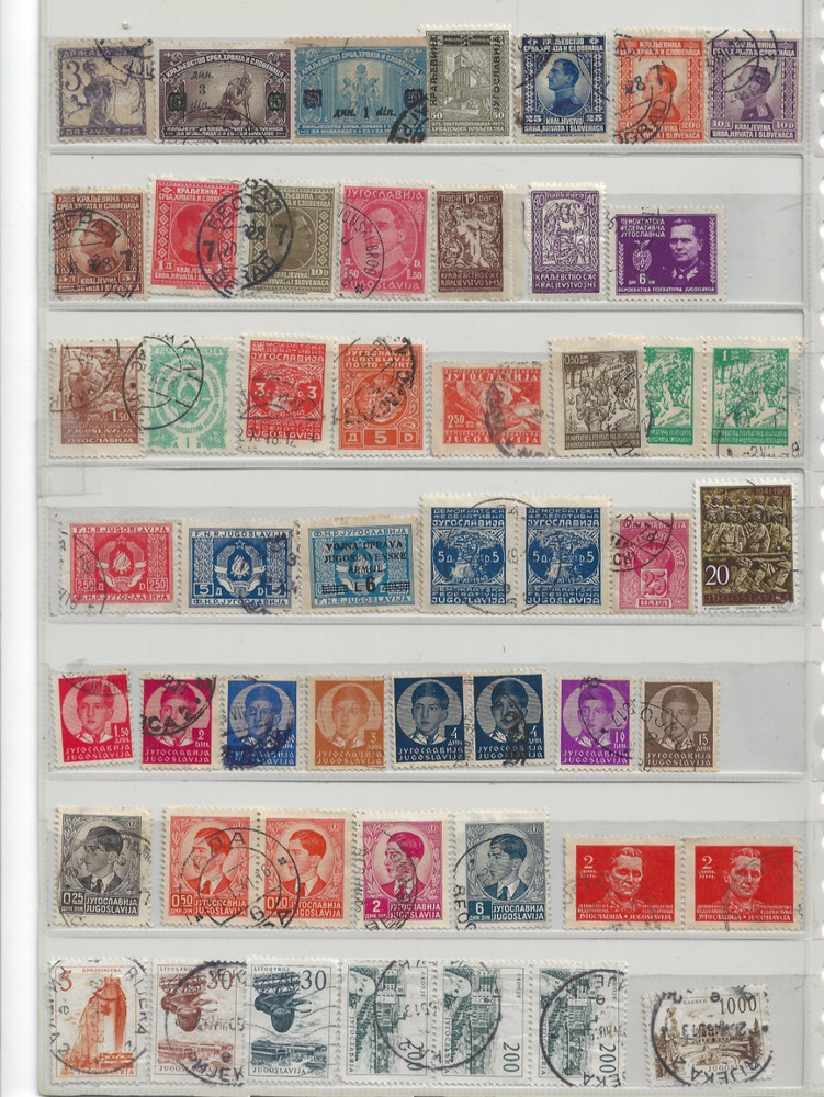 Old stamps Yugoslavia