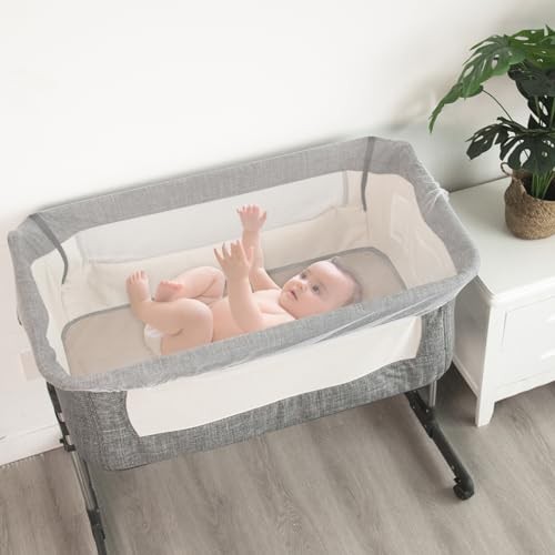 2 Pack Baby Mosquito Net for Stroller, Playard & Bassinet, Reusable Bug White