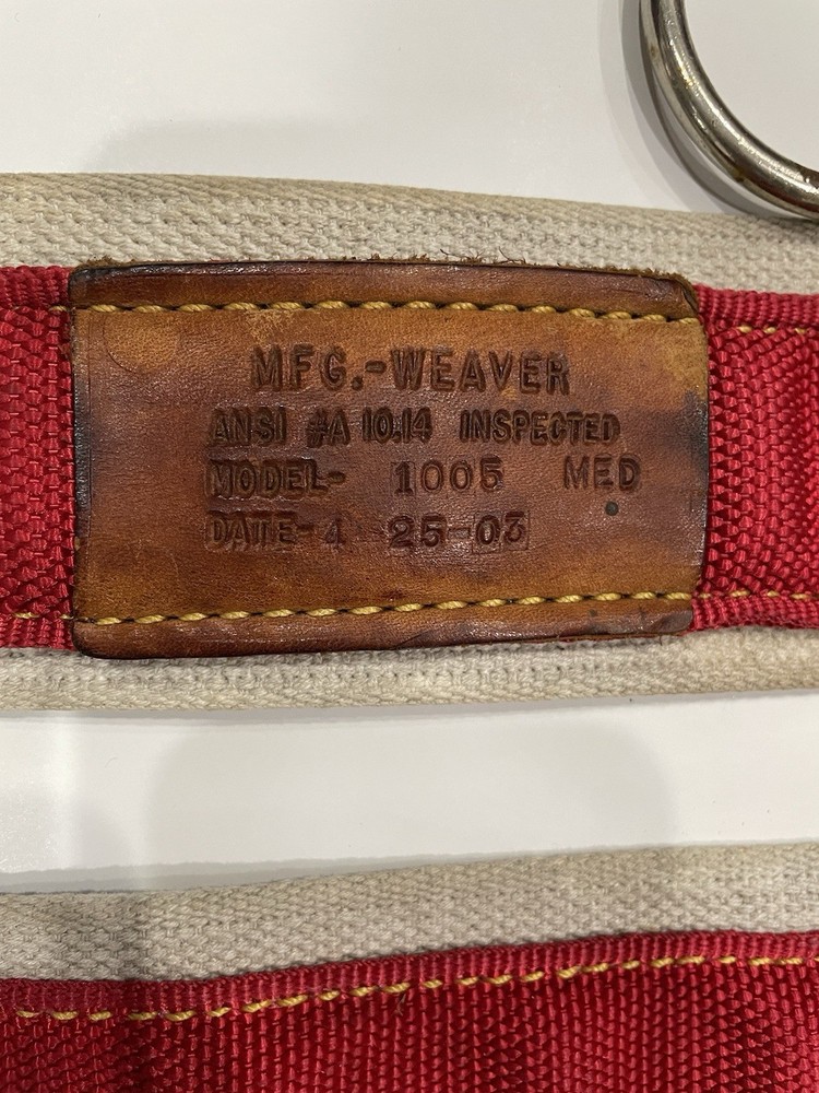 Weaver Tree Climbing Belt Model: 1005 Size: Medium