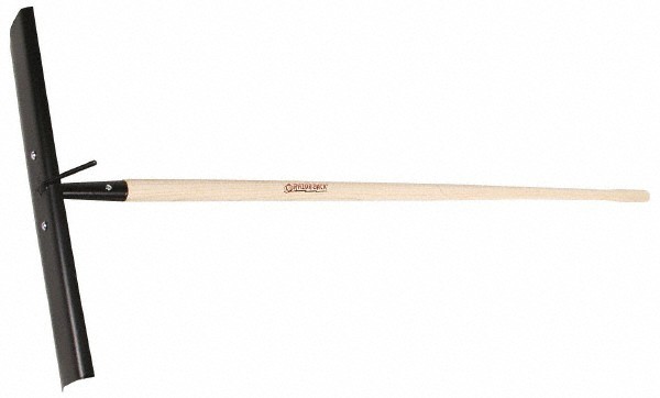 Razor-Back Concrete Rake, 20" Blade Width, with 60" Wood Handle