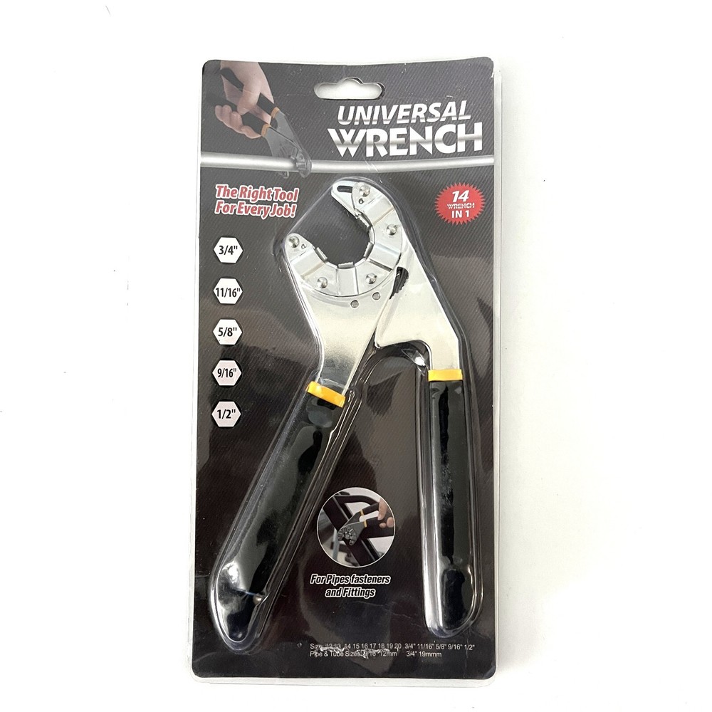 Multi-function Adjustable  8" Universal Wrench Open Spanner  Tools FREE Shipping