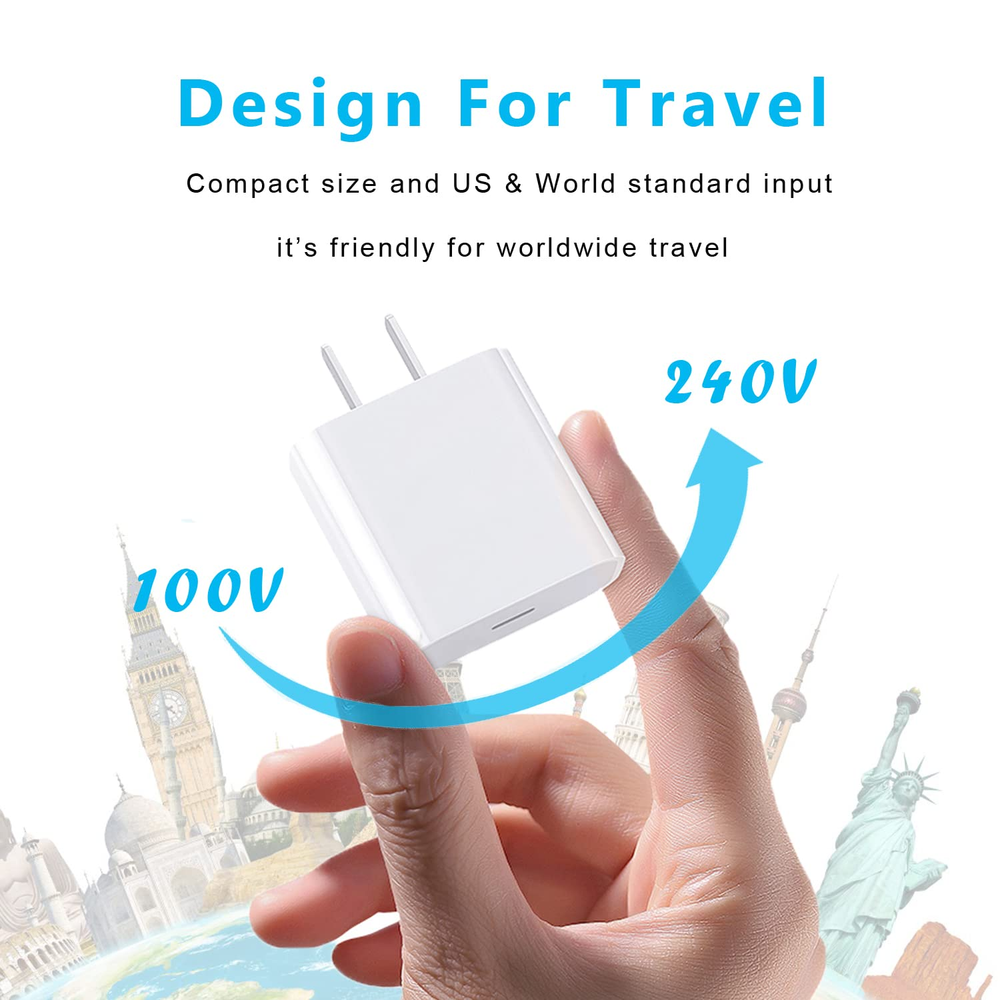 20W USB Type C Power Adapter Fast Charger Cube Block For iPhone iPad Android Lot