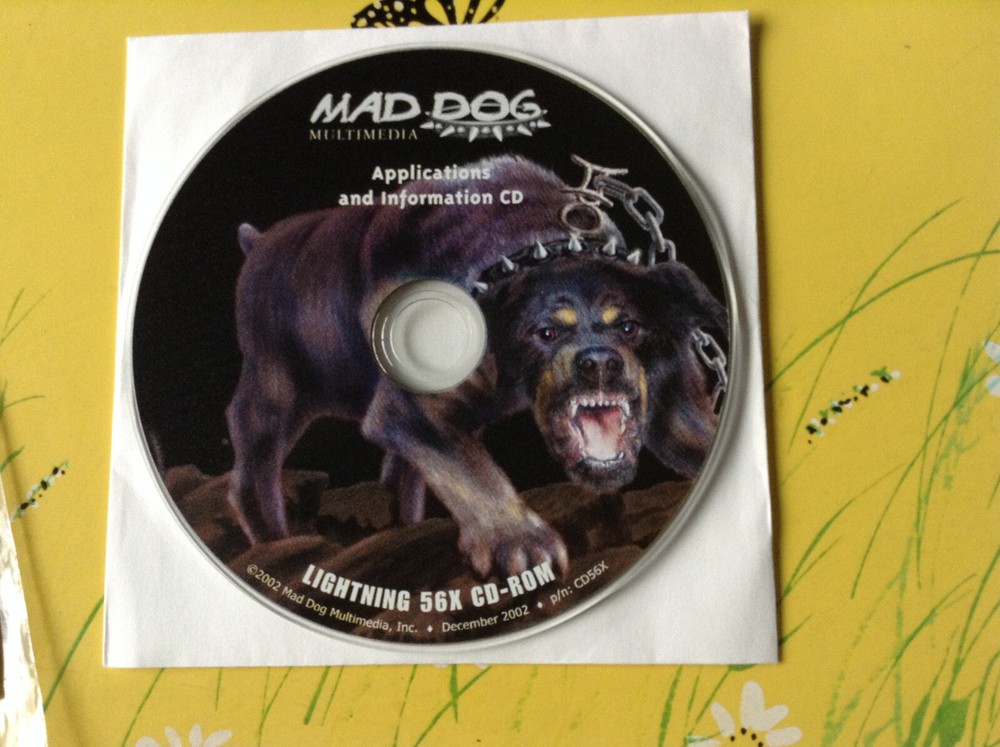 Mad Dog Multimedia Info Applications Driver Installation Setup CD Disc EC 2002