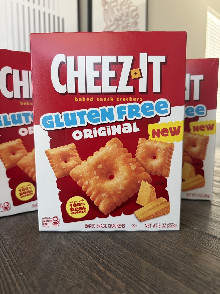 GLUTEN FREE Cheez-It Cheese Crackers Original! 9oz Box