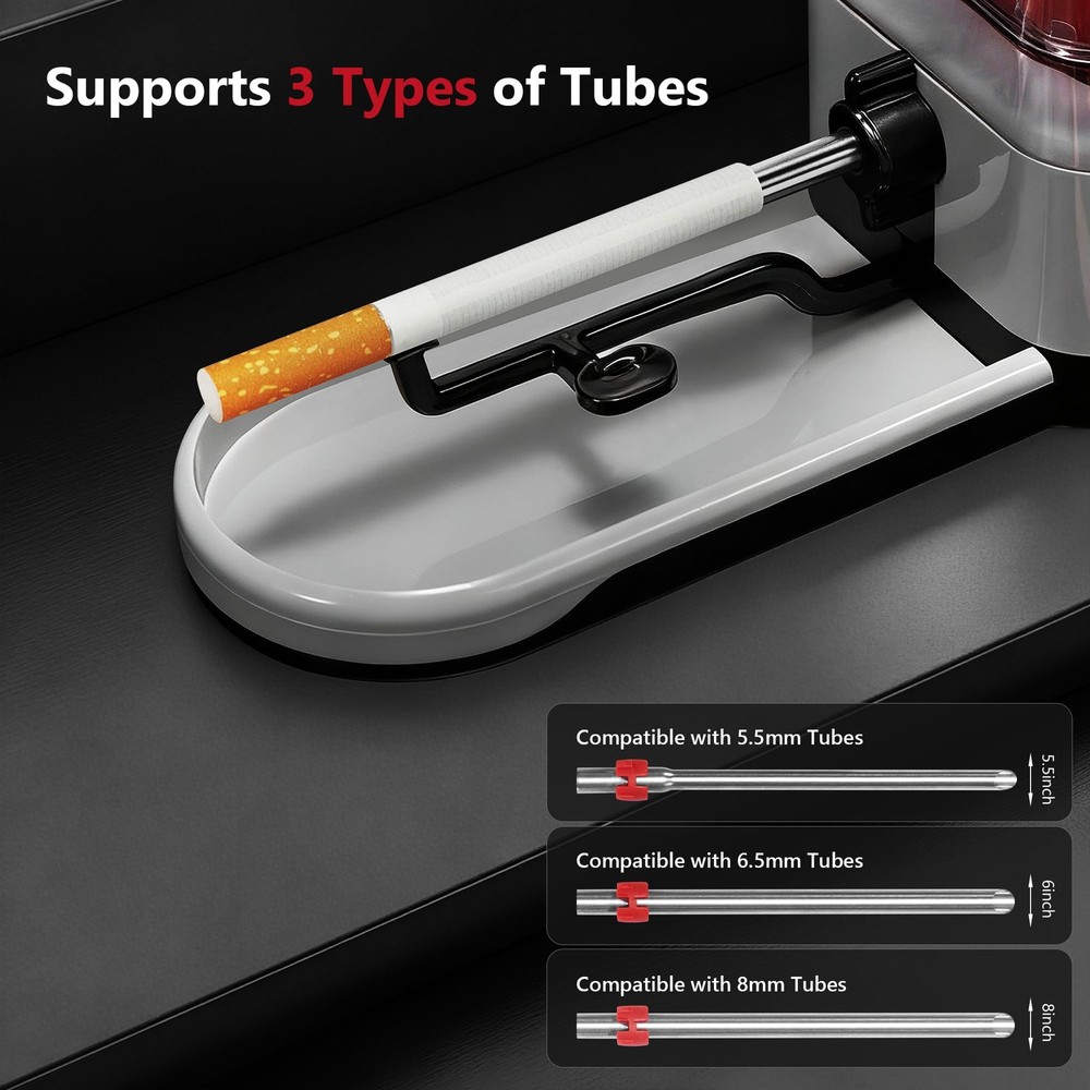 Electric Cigarette Rolling Machine, Tobacco Grinder, Automatic Cigarette Roll...