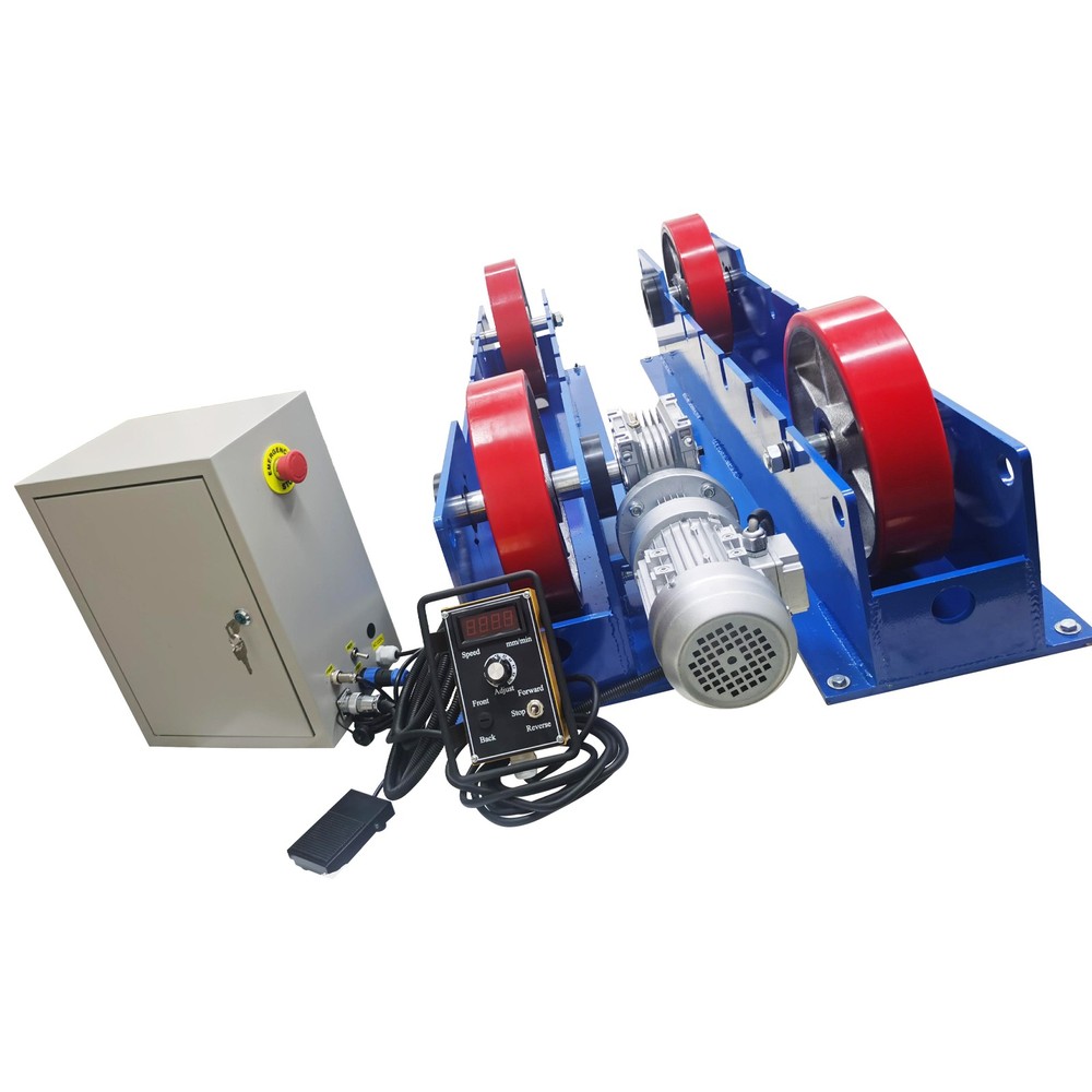 4"-78.7" Welding Roller Frame 220V SingleMotor Adjustable Welding Turning Roller